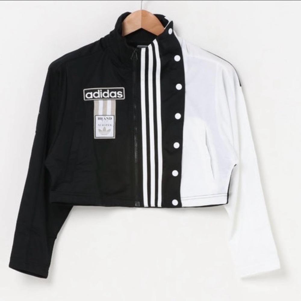 *NWT* RARE Adidas Originals Adibreak WB Retro Track Jacket-Black White-Size XS